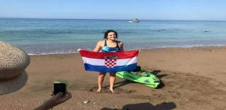 Dina Levacic first Croatian to Swim...